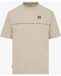 Aquascutum - Club Check Piping T-Shirt - Lyst