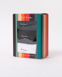 Paul Smith - 3 Pack Script Logo T-Shirts - Lyst