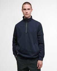 Barbour - Outline Funnel Neck Sweatshirt - Lyst