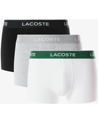 Lacoste - 3-Pack Of Trunks - Lyst