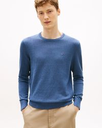 Tommy Hilfiger - Essential Cotton Crew Neck Sweatshirt - Lyst