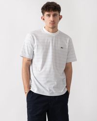 Lacoste - Stripe Classic Fit T-Shirt - Lyst