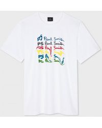 Paul Smith - Ps Regular Fit Short Sleeve Ps Graphic - Lyst