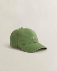 GANT - Shield Logo Cotton Twill Cap - Lyst