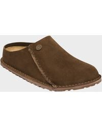 Birkenstock - Zermatt Premium Suede Leather Clogs - Lyst