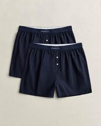 GANT - Woven Boxer Shorts 2-Pack - Lyst