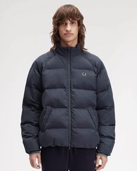 Fred Perry - Raglan Sleeve Padded Jacket - Lyst