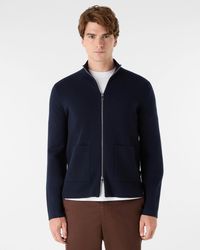 Oliver Sweeney - Garstang Merino Wool Blend Zip Through Jumper - Lyst