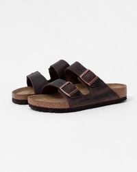 Birkenstock - Arizona Oiled Leather Leoi Sandals - Lyst