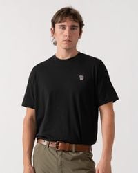 Paul Smith - Ps Regular Fit Cotton Zebra Logo T-Shirt - Lyst
