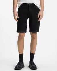HUGO - 634 Tapered Fit Denim Shorts - Lyst