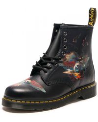 Dr. Martens 8 Eye Boot 1460 Rick Griffin Eye Mens Boot - Black