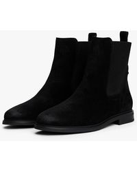 Tommy Hilfiger - Flag Suede Chelsea Boots - Lyst