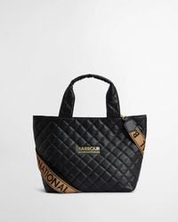 Barbour - Battersea Mini Quilted Tote Bag - Lyst