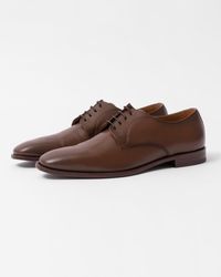 BOSS - Lisbon Leather Derby Shoes With Leather Lining Nos - Lyst