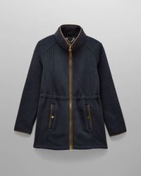 Joules - Heritage Longline Fleece Jacket - Lyst