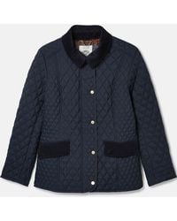 Joules - Highclere Diamond Quilted Jacket - Lyst