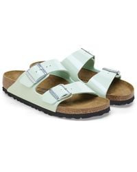 Birkenstock - Arizona Birko-flor Patent Sandals - Lyst