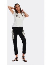 Maison Scotch - Relaxed Fit Short Sleeve Burnout Tee Size: L - Lyst