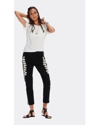 Maison Scotch - Relaxed Fit Short Sleeve Burnout Tee Size: L - Lyst