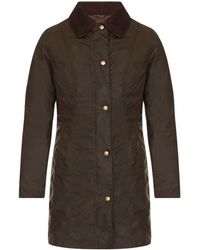 Barbour Belsay Wax Ladies Jacket - Green