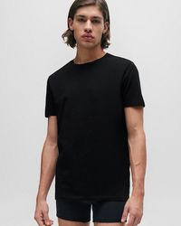 HUGO - Round Two-Pack Of Slim-Fit T-Shirts - Lyst