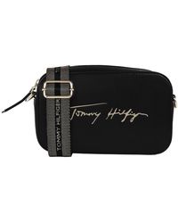 Tommy Hilfiger Iconic Tommy Logo Strap Camera Bag - Black