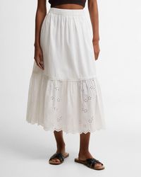 Barbour - Avebury Midi Skirt - Lyst