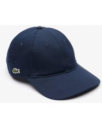 Lacoste - Twill Cap - Lyst