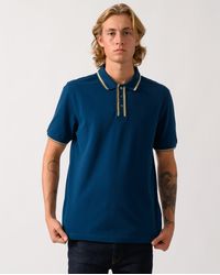 Paul Smith - Ps Regular Fit Polo Shirt With Tipping - Lyst