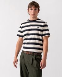 Fred Perry - Fine Stripe T-Shirt - Lyst