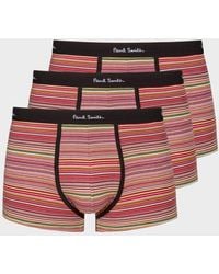 Paul Smith - 3 Pack Signature Stripe Trunks , Size: L - Lyst