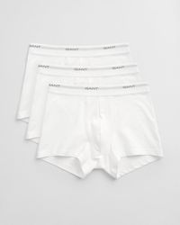 GANT - 3-Pack Core Trunks With Logo Waistband - Lyst