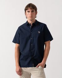 Paul Smith - Ps Casual Fit Short Sleeve Zebra Badge Shirt - Lyst