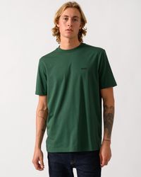 BOSS - Tee Stretch Cotton T-Shirt With Contrast Logo - Lyst