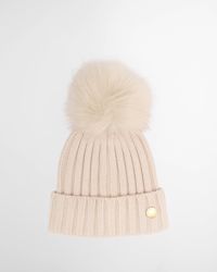 Barbour - Conway Knitted Beanie Hat - Lyst