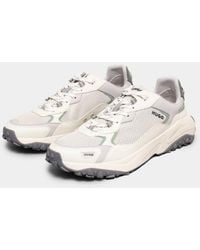 HUGO - Go1st Low-top Trainers With Open-mesh Uppers - Lyst