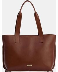 Barbour - Alder Large Leather Tote Bag - Lyst