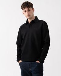 BOSS - Plisy Mirror Long Sleeve Polo Shirt Size: M - Lyst