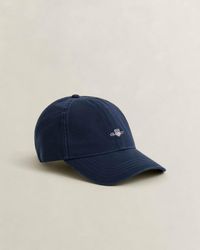 GANT - Shield Logo Cotton Twill Cap - Lyst