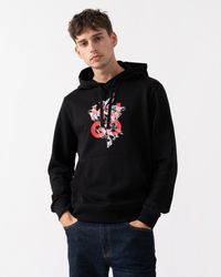 HUGO - Daltorreson Logo Graphic Hoodie 002 - Lyst