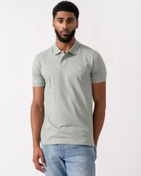 BOSS - Passenger Stretch-Cotton Slim-Fit Polo Shirt With Logo Patch - Lyst