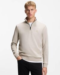 BOSS - Zetrust 1/4 Zip Sweatshirt - Lyst
