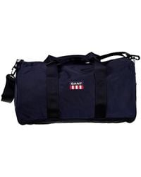 GANT D1. Retro Shield Sports Bag - Blue
