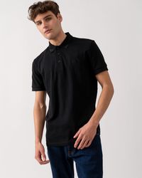 BOSS - Paddy Cotton-Piqué Polo Shirt With Contrast Logo - Lyst