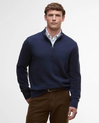 Barbour - Kelson Half Zip Knitted Jumper - Lyst