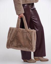 Rino & Pelle - Daan Big Faux Fur Shopper - Lyst