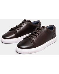 Oliver Sweeney - Hayle Antiqued Calf Leather Trainers - Lyst
