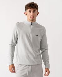 BOSS - Momentum-Lite 1/4 Zip Jumper - Lyst