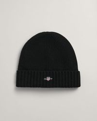 GANT - Shield Wool Beanie Colour: 5 - Lyst